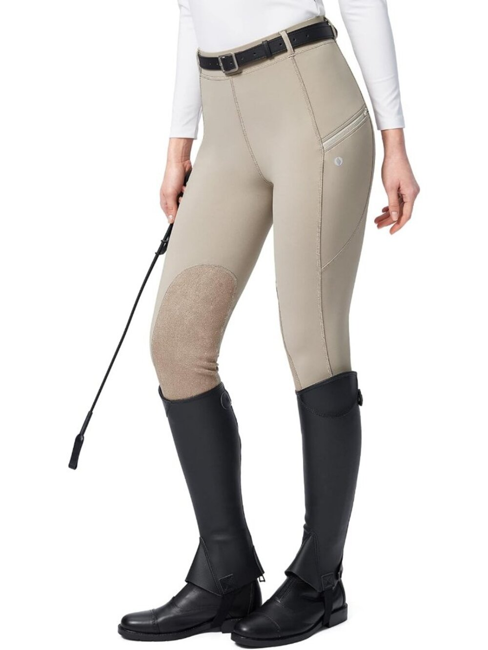 Knee-Patch Equestrian Riding Pants for Women - Comfortable & Stylish Fit